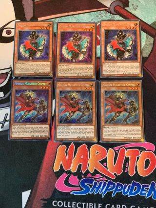 Yugioh,  3x Magical Musketeer Starfire And 3x Magical Mustketeer Caspar,  All Nm