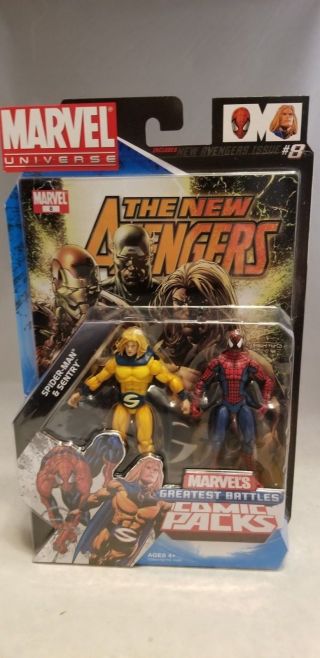Marvel Universe Comic Packs Spider - Man & Sentry 2 Pack