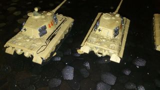Flames of War - 3 x 3rd SS King Tiger tanks for Flames of war,  1/100 15mm 3