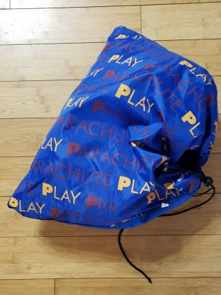 Gymboree Play Parachute Playchute 10 Ft Multicolor Handles Carrying Bag