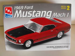 Amt 1969 Ford Mustang Mach 1 1/25 Model Kit