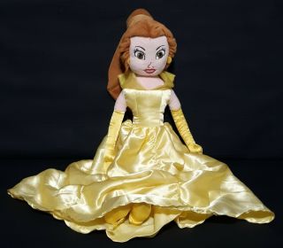 Disney Princess Belle 21 " Soft Plush Doll From " Beauty & The Beast "