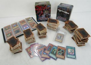 1000,  Unsorted Yu - Gi - Oh Playing Cards In Collectible Tins Book & 1 Special Card