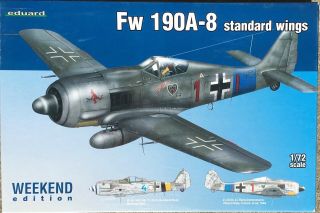 Focke - Wulf Fw - 190 A - 8 Standard Wings,  Eduard Weekend Edition,  1/72