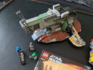 Lego Star Wars Slave 1 (6209) Boba Fett with Lego Set 7256 2