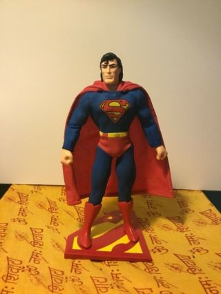 Dc Comics Superman Man Of Steel 12 Inch Action Figure With Symbol 1996.