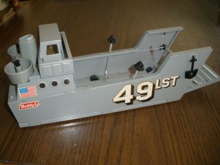 Vintage Buddy L Navy Landing Craft Lst 49,  Metal Toy 49lst Euc