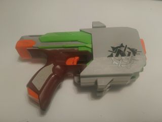 Nerf - Gun Zombie Strike Side Strike Green Dart Blaster Pistol Side Arm N - Strike