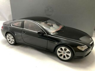 1/18 Scale Dealer Promo Model Kyosho Bmw 6 Series Coupe 80430153282 Black