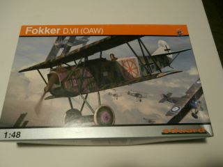 148 Eduard Fokker D.  Vii Oaw Wwi German Fighter Pe Lozenge Camo