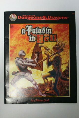 A Paladin In Hell - Ad&d Dungeons & Dragons 2nd Edition - Tsr 9586