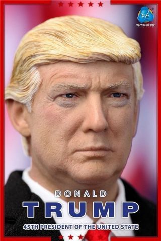 1/6 DiD Dragon U.  S.  President Donald Trump 45 with MAGA hat and more MIB Last 1 2