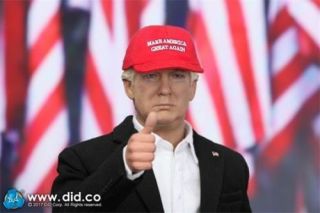 1/6 DiD Dragon U.  S.  President Donald Trump 45 with MAGA hat and more MIB Last 1 4