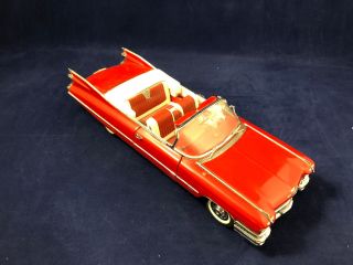 Danbury 1:24 Scale Red 1959 Cadillac Series 62 W/box & Parts Or Restore