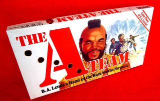 The A - Team Board Game (1984) B.  A.  Lends A Hand - Parker Brothers - Rare