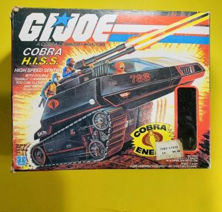 Gi Joe Cobra Hiss Tank 1983 H.  I.  S.  S.  Box Only