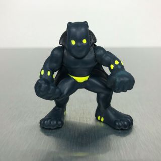 Marvel Hero Squad Black Panther Figure W/yellow Eyes Avengers