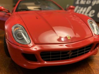 1:18 Hot Wheels Elite Ferrari 599 Gtb Fiorano Red