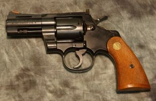 Good Tanaka Colt Python 357 Magnum 3inch R Model Hw Gas Gun 18 Over Japan