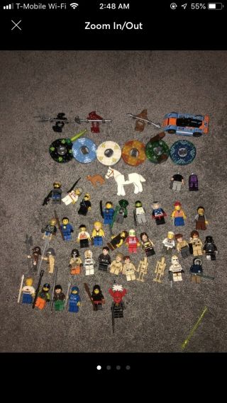 Lego Mini Figures Includes Starwars,  Ninjago,  City,  And Misc All For A Good Price