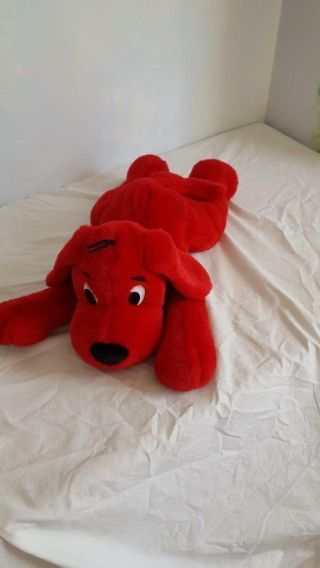 Large 20 " Plush Scholastic Clifford The Big Red Dog,  Soft,  Storybook Character