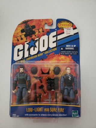 Hasbro G.  I.  Joe A Real American Hero Low - Light And Sure Fire Figure