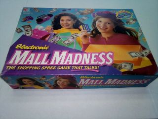 Electronic Mall Madness Shopping Spree Board Game (milton Bradley,  1996)