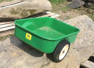 Vintage Ertl John Deere Pedal Tractor Wagon Cart For Pedal Tractor