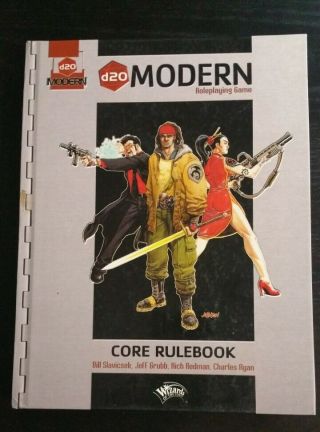 D20 Modern Rpg Core Rulebook Wizards Of The Coast