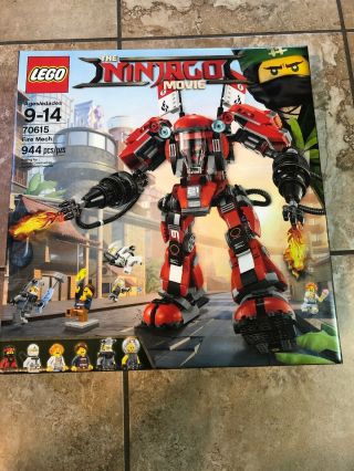 Lego Fire Mech Model 70615 - The Ninjago Movie Factory Retired