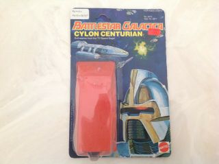Vintage Battlestar Galactica Cylon Centurion Cardback With Bubble Still Attached