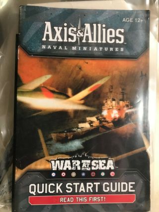 Axis & Allies War At Sea 2 Player Naval Miniatures Game Starter Set