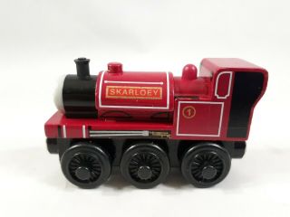 Skarloey Thomas the Train & Friends Wooden Red Engine 2003 3