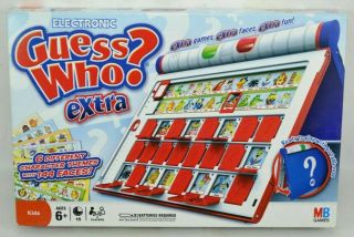 Guess Who? Extra Electronic Game 2008 Milton Bradley - 6 Character Themes