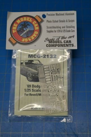 Model Car Garage Mcg - 2132 1969 69 Dodge Charger Photoetch Set
