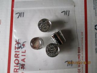 Chrome Wheel Parts From Bigfoot Monster P/u (parts Only) 1/25 Scale Package 711