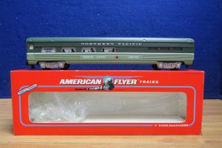 American Flyer 6 - 48934 Np/northern Pacific Dining Passenger Car S - Gauge 584276