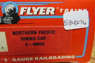 American Flyer 6 - 48934 NP/Northern Pacific Dining Passenger Car S - Gauge 584276 5