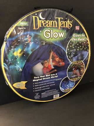 Dream Tents Glow In The Dark Space Explorer Twin Size Pop Up Bed Tent