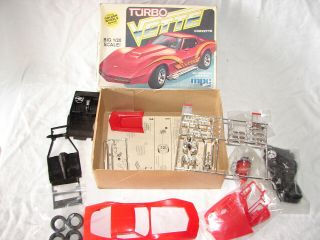 Plastic Model Kit 1:20 Scale Car Turbo Vette Mpc Parts Kitbash Building Part