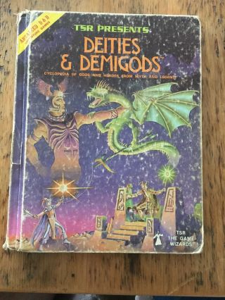 Deities And Demigods With Cthulhu 144 Pages Advanced Dungeons And Dragons Tsr