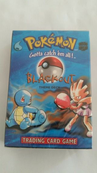 Pokémon Trading Card Game Blackout Theme Deck 1999 - 2000 Series