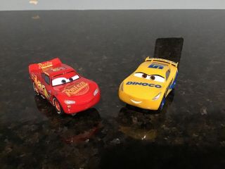 Carrera First Disney/pixar Cars 3 - 2 Slot Cars Lightning Mcqueen Yellow Dinoco