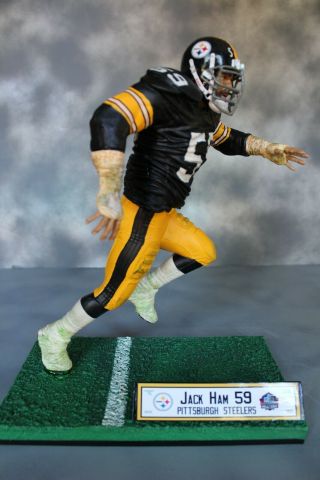Custom Mcfarlane Nfl 12 " Jack Ham Pittsburgh Steelers Figure