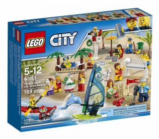 60153 Fun At The Beach City People Pack Lego Town Legos Set Minifigs Mini