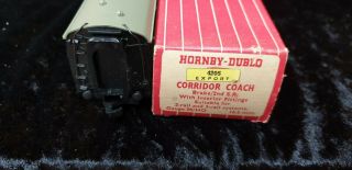 HORNBY DUBLO 4055 corridor coach brake 2nd SR.  EXPORT 4205 inter (, boxed) 4
