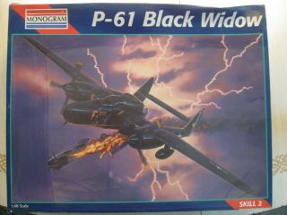 Monogram 1/48 P - 61 Black Widow Night Fighter 7546