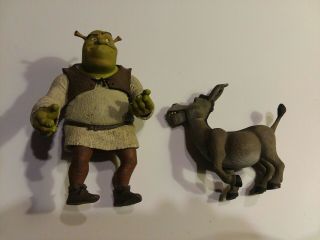 Mcfarlane Toys 2001 Shrek And Donkey Action Figures