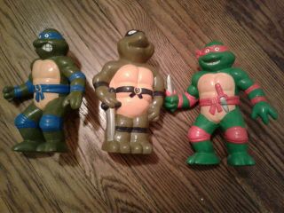 Ceramic Teenage Mutant Ninja Turtles Statues Set Of 3