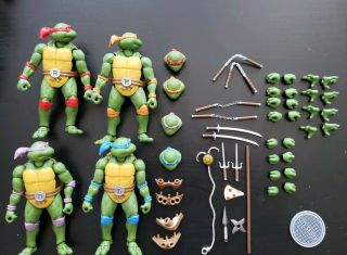 S.  H.  Figuarts Tmnt Teenage Mutant Ninja Turtles Loose Complete Leo Don Raph Mike